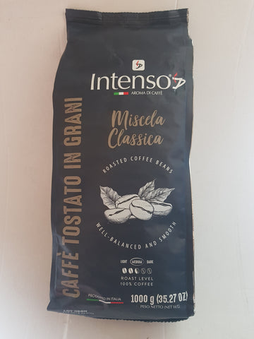 Intenso Classico Coffee Beans (6 x 1kg)